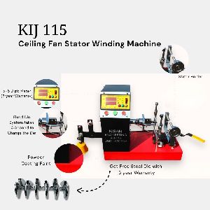 Electric Fan Winding Machine (Fixed Die & Brake System) Kij 115