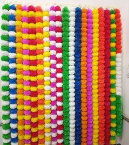 Silk Artificial Marigold Strings, Color : Yellow Orange