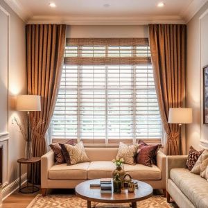 Fabric Blinds, Color : White