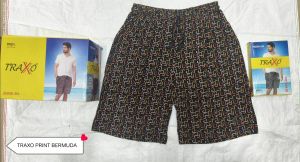 Brown Rayon Mens Bermuda, Pattern : Plain, Packaging Type : Packet