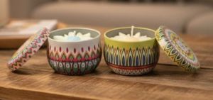 Soy Wax Blend Jar Candles, Color : Assorted