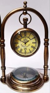 Wooden Nautical Clocks, Color : Brown, Display Type : Analog