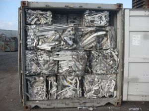 Aluminum Extrusion Scrap, Color : Grey for Industrial Use, Recycling