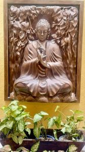 Coated Stone Out Door Decorative Sculpture, Color : Yellow for Garden