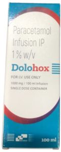 1000mg Paracetamol Infusion IP (Dolohox)