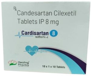 Candesartan Cilexetil 8mg Tablets (Cardisartan)