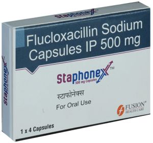 Flucloxacillin Sodium 500mg Capsule (Staphonex)