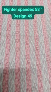 Unstitched Polyester Stripped Multipurpose Fabric