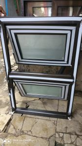 Mild Steel Sound Proof Top Hung Windows