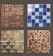 Polished Glass Mosaic Tiles, Color : Multicolor