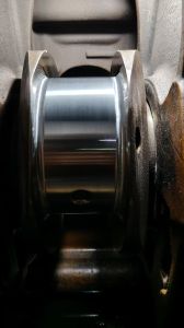 In Place Crankshaft Machining and Grinding OF MAK-1 8CM32C Engine In Burkina Faso , West Africa