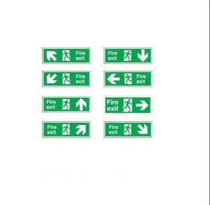 Plastic Exit Signages for Indoor Outdoor