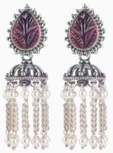 92.5 Sterling Silver Traditional Fusion Earrings