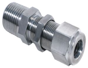 Stainless Steel Bulkhead Male Connector