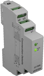 Vips 33psr Voltage Relay, Size (Inches) : Din 17.5mm