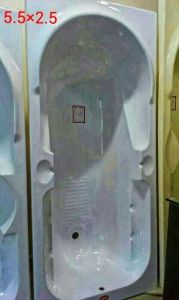 Acrylic Ceramic Body Bathtub, Color : White, Brand Name : Orca