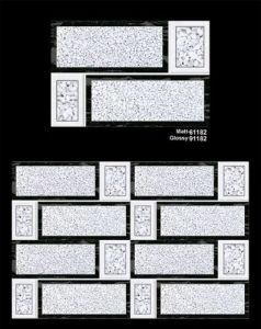 Glossy Deviation Ceramic Wall Tile