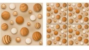 Sphere Pattern Polished Vitrified Tiles