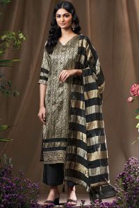 Premium Pure Banarasi Brocade Embroidered Salwar Suits