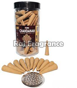 Wood Pure Chandanam Cone 200g, Brand Name : Raj for AROMA - INDOOR