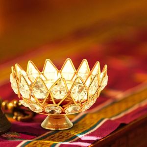 Shubhkart Nitya Gomedh Crystal Pyali Diya