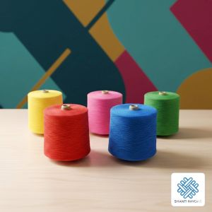 Spun Dyed Polyester Yarn