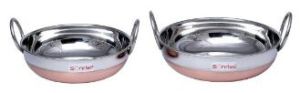 Copper Bottom Kadai, Shape : Round