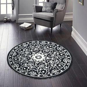 Tufted Round Wool Carpet