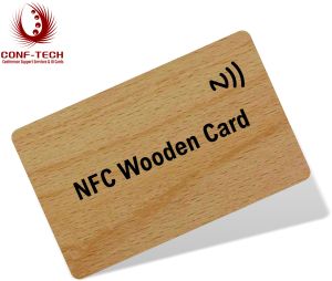 Wooden NFC Card, Design : Sleek Modern Design