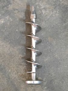Polished 250 Mm Stainless Steel Auger Screw, Color : Silver