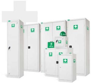 Powder-coated Steel Medical Cabinets Cupboards