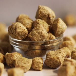 Soya Meat Button, Color : Light Brown