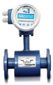 Mild Steel Flange End Electromagnetic Flow Meter for Industrial