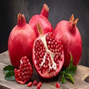 Red Organic Pomegranate for Human Consumption