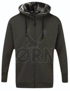 Plain Woollen Crane Fur Lined Hoodies Sweatshirt, Color : Assorted
