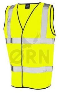 Plain Knitted Polyester Hi Vis Reflective Waistcoat, Brand Name : Orn