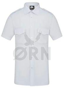 Plain The Essential S/S Pilot Shirt, Color : White Formal Wear