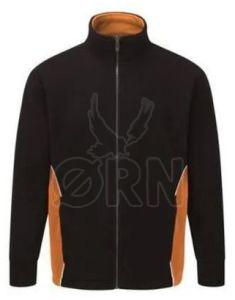 Polyester Two Tone Premium Fleece Jacket, Sleeves Type : Full Sleeve