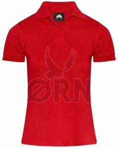 50% Polyester / 50% Cotton Wren Ladies Polo T-Shirt, Brand Name : Orn