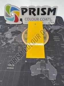 Prism Golden Yellow Glossy PP Powder Coating for Spray Application