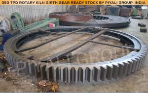 350 Tpd Rotary Kiln Girth Gear Assembly