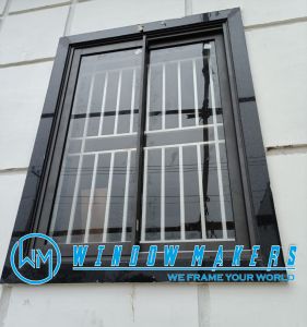 Plain Polished Aluminium Window, Color : Blue