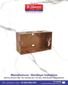 12way Square Kisaan Powder Coated Modular Box 2M, For Electronics Use, Certification : ISO