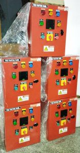 Mild Steel Booster Pump Control Panel, Color : Grey Multisizes