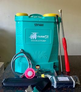 Plastic Knapsack Agricultural Power Sprayer, Brand Name : FarmOx