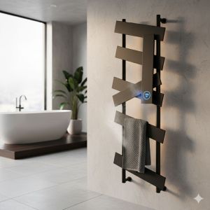 Premium SS Round Heated Towel Rail