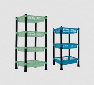 Multipurpose Plastic Storage Rack Organiser Multisizes