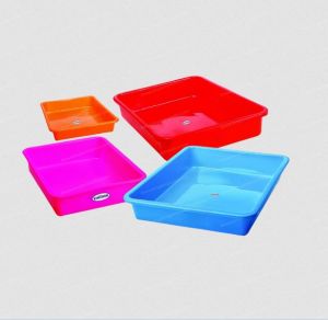 Food-safe Multipurpose Plastic Tray, Weight : 404 Tray: 350 G