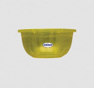 Round Large Plastic Lid Bowl for Everyday Meals, Cereals, Salads