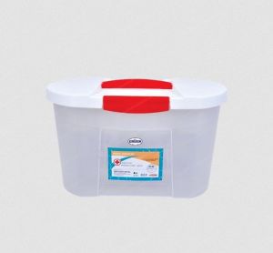 Transparent Plastic Storage Boxes with Top Handle